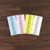 Thermal Labels Multi-Color