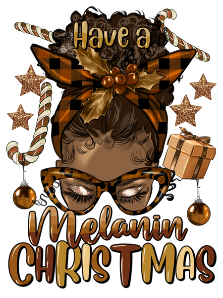 Melanin Christmas Transfer