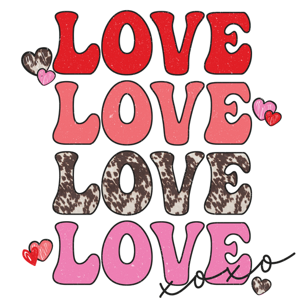 Love Love Love Love XOXO Transfer